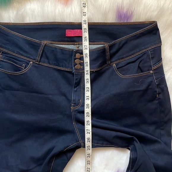 WAX Jean Dark Wash Skinny Jeans - Picture 9 of 9